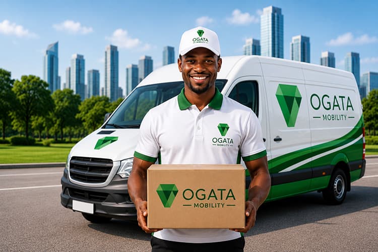 OGATA Mobility delivery personnel